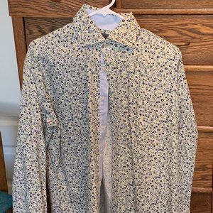 Thomas Dean long print cotton; size Large
